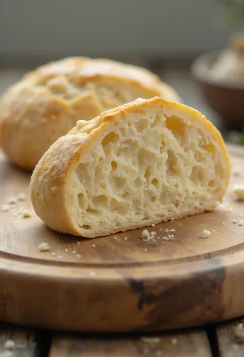 Čerstvé a sušené droždie v malej miske a na doske, svetlé pozadie