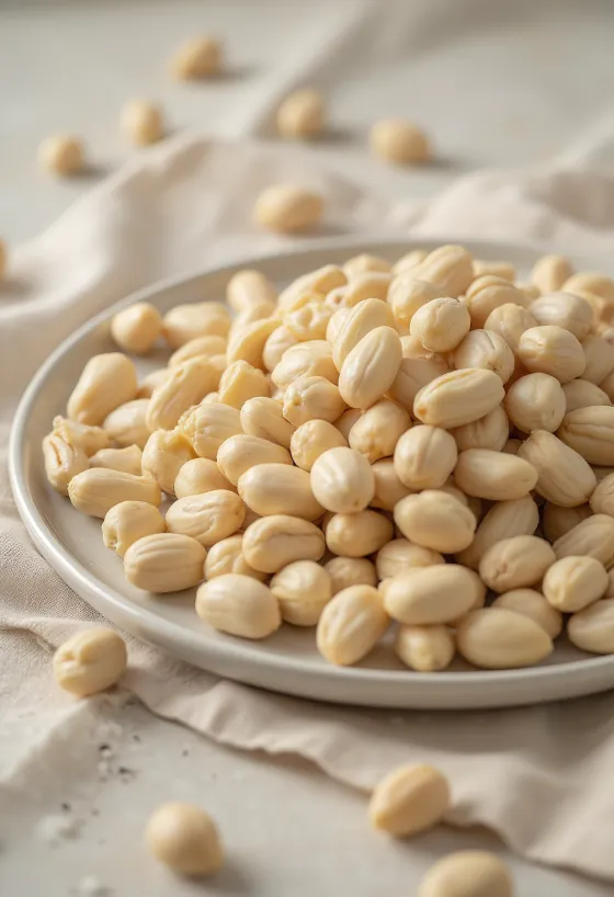 Porovnanie rôznych druhov píniových orieškov na kope