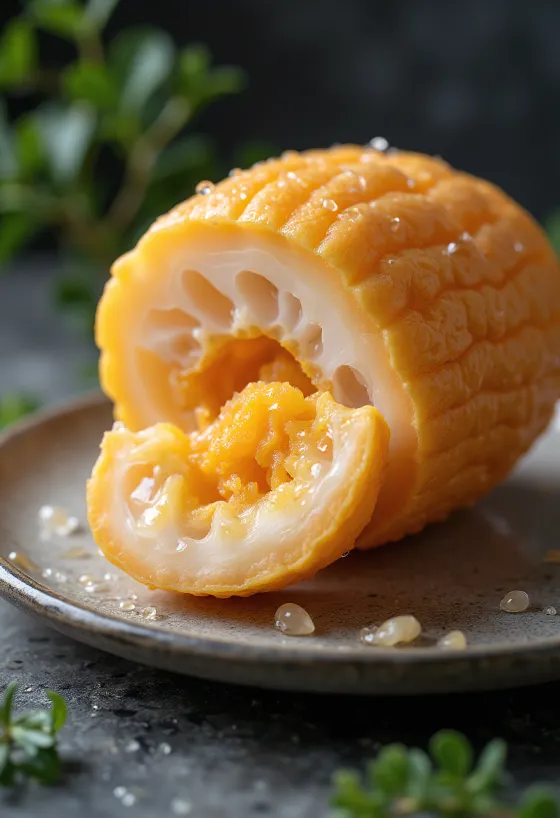 Farebné hľuzy mashua s výraznou textúrou