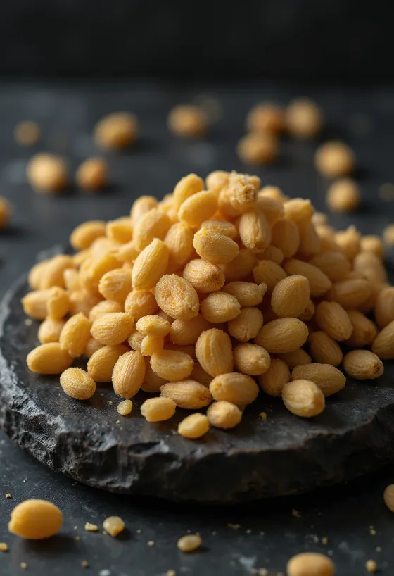 Sušené paradajkové semienka na drevenej podložke