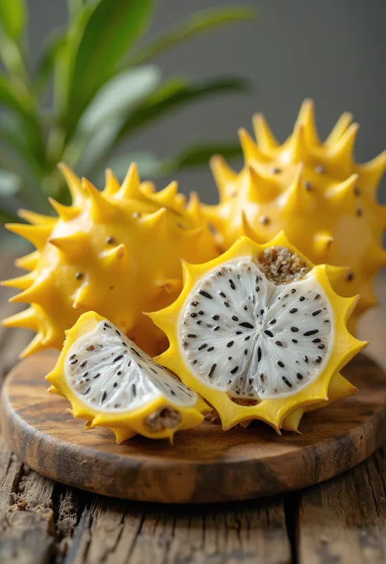 Dračie ovocie (Pitahaya) so žltou šupkou, žiarivá žltá farba a biela dužina