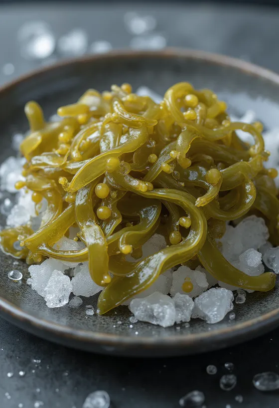 Sušená Chaluha bublinatá s viditeľnými mechúrikmi