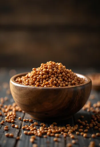 Zrná prstového prosa (rosičky) s bohatou textúrou