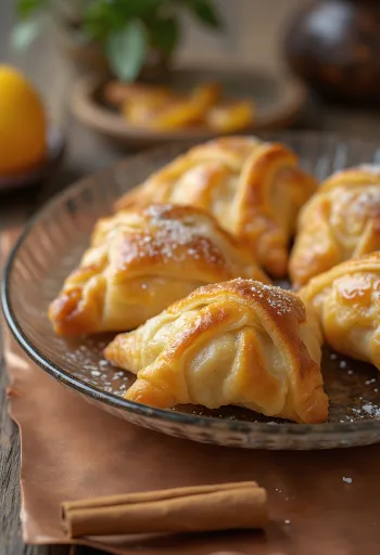 Čerstvo upečená dulová samosa