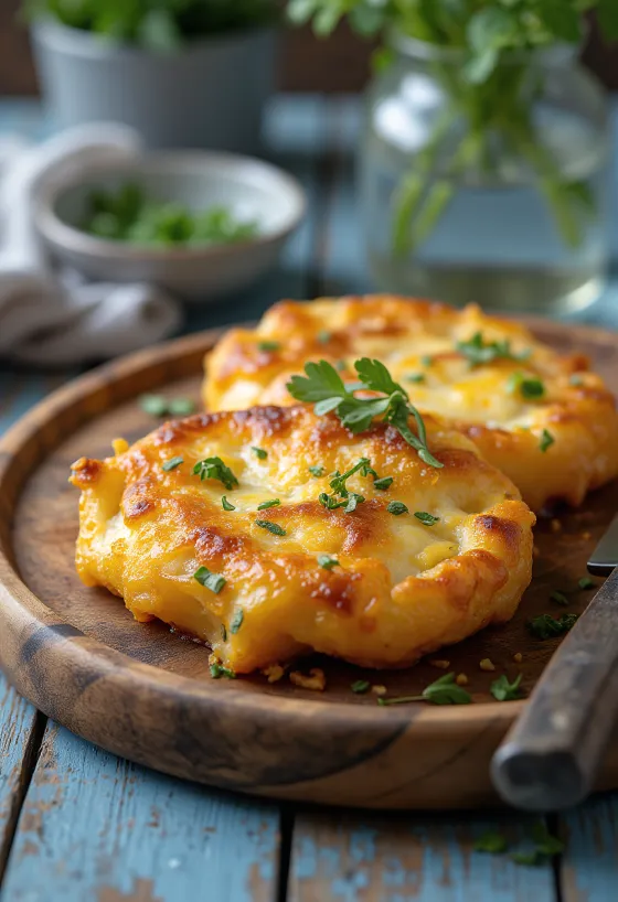 Saganaki s údeným syrom, upečené dozlatista, podávané s citrónom