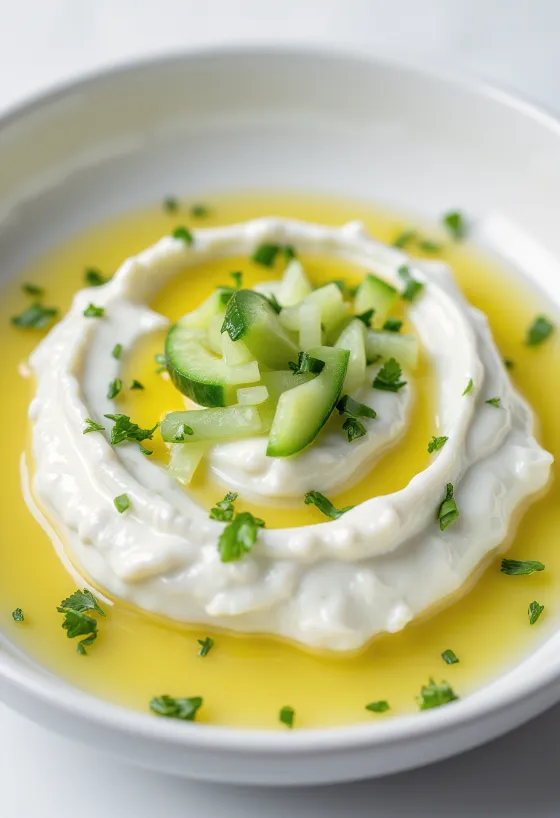 Omáčka Tzatziki s čerstvým pita chlebom
