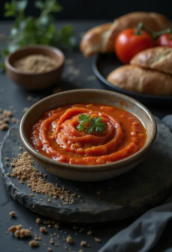 Klasická matbucha, lákavá paradajková omáčka s paprikou