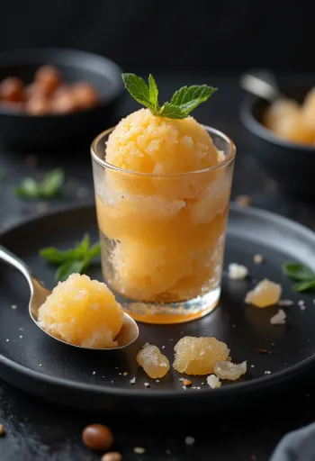 Javorový sorbet domáci osviežujúci dezert