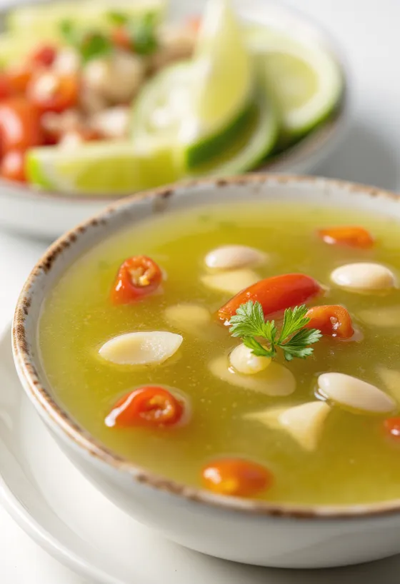 Servírovaná sladkokyslá limetkovo-čili omáčka