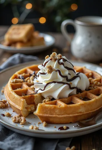 Servírované Esterházy vafle