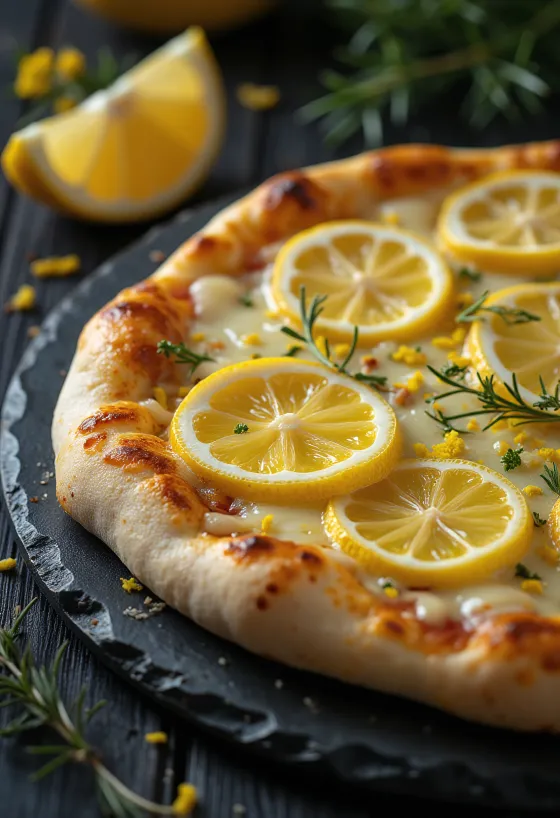 Pizza al Limone s citrónovou príchuťou