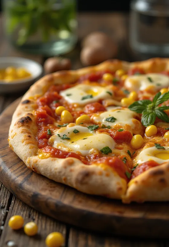 Pizza al Mais s kukuricou a syrom