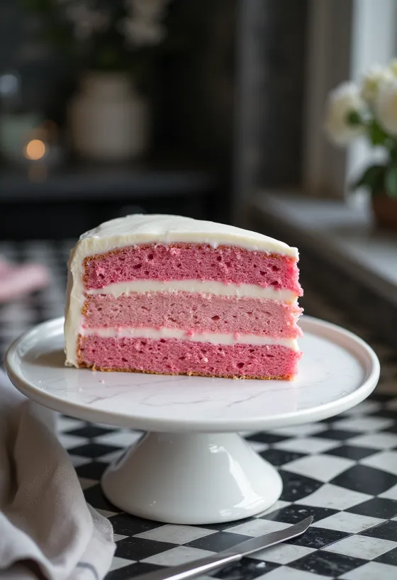Ombre torta s farebne odstupňovanými vrstvami