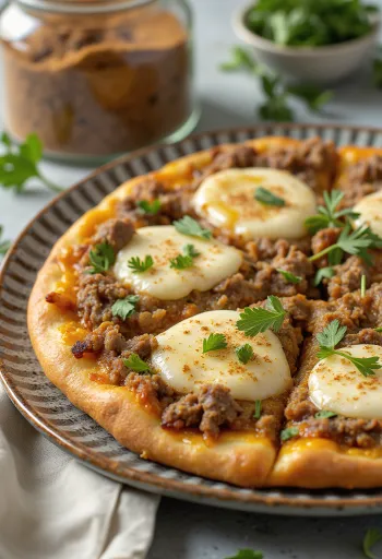 Servírovaná Pizza Maroccaine