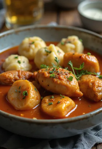 Prepelicí perkelt naservírovaný