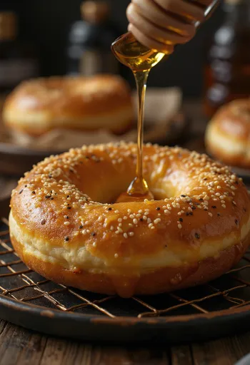 Bagel-šišky servírované so sezamom