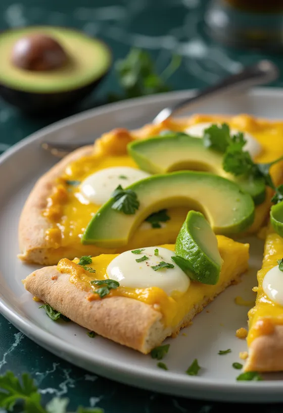 Servírovaná Pizza Peruana