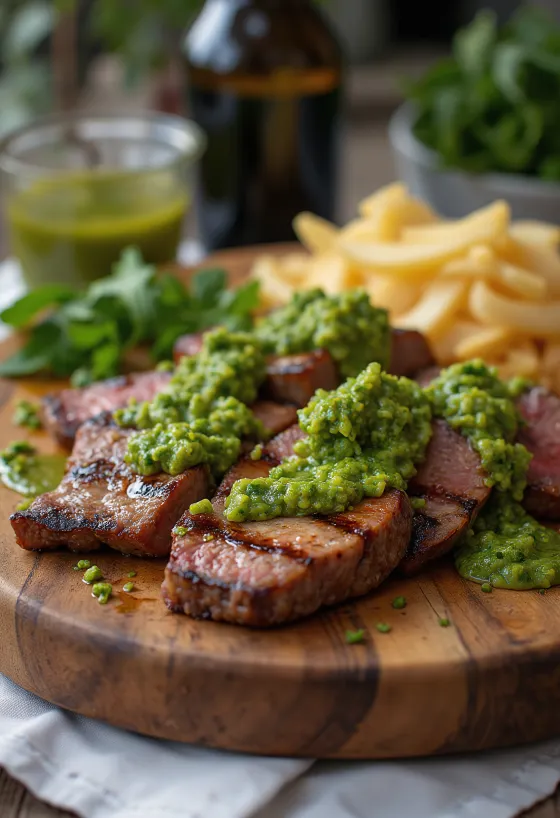 Churrasco steak naservírovaný