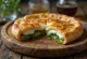 Jarné zeleninové calzone upečené dozlatista
