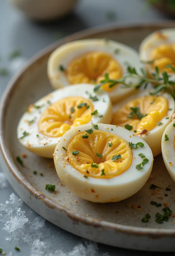 Pečený baklažán s cesnakom na tanieri