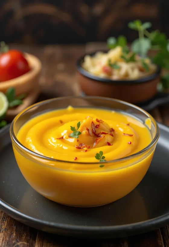 Mangovo-limetková omáčka servírovaná ku grilovanej rybe