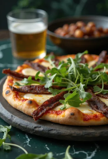 Servírovaná Pizza Sudafricana