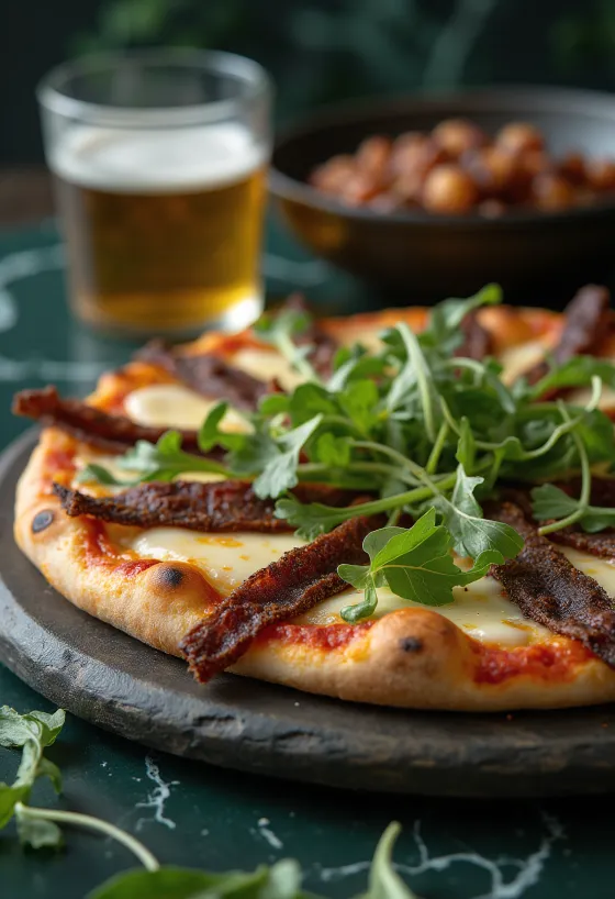 Servírovaná Pizza Sudafricana
