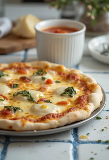 Pizza alla Ricotta s ricottou a syrom