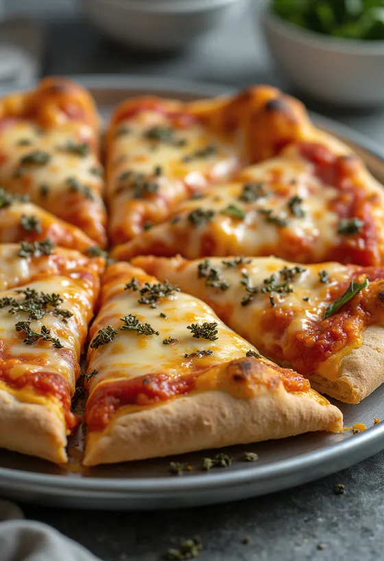 St. Louis Style Pizza s tenkým cestom a syrom Provel