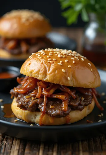 Kórejské Bulgogi Bao s hovädzím mäsom v sójovej omáčke