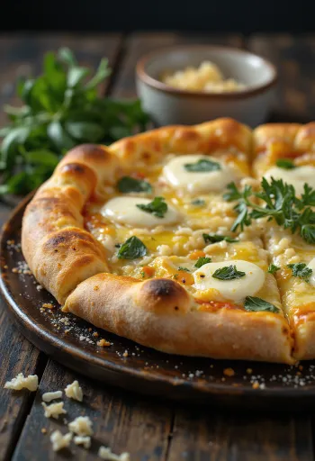 Pizza all’Aglio s cesnakom a syrom