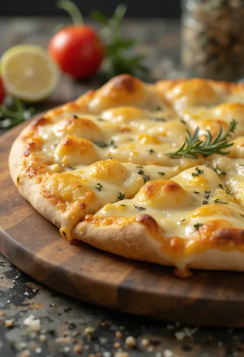 Pizza Bianca con Parmigiano s parmezánom a mozzarellou