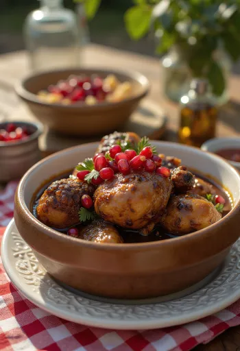 Fesenjan naservírovaný