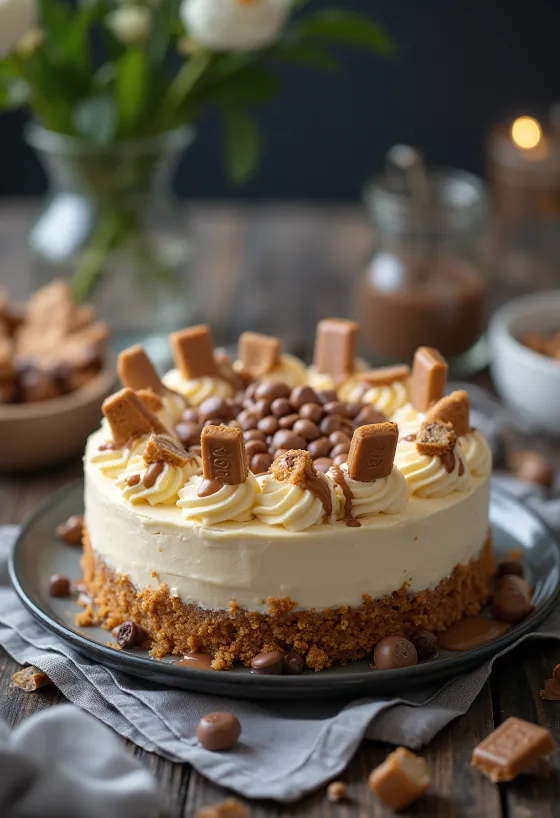 Torta Kinder Bueno servírovaná