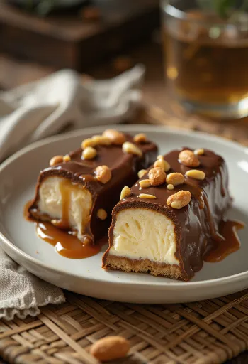 Snickers Ice Cream Bar nanuky servírované