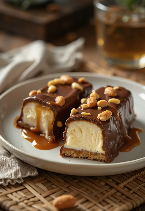 Snickers Ice Cream Bar nanuky servírované
