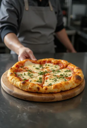 Karfiolový pizza korpus s vegánskou oblohou