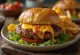 Sweet Chilli burger na tanieri
