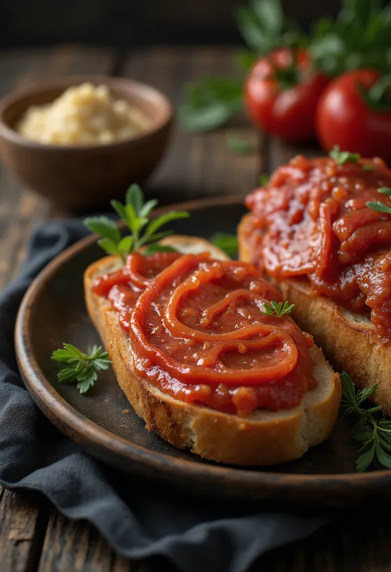 Klobása Sobrassada nakrájaná na plátky