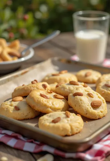 Servírované mandľové sušienky