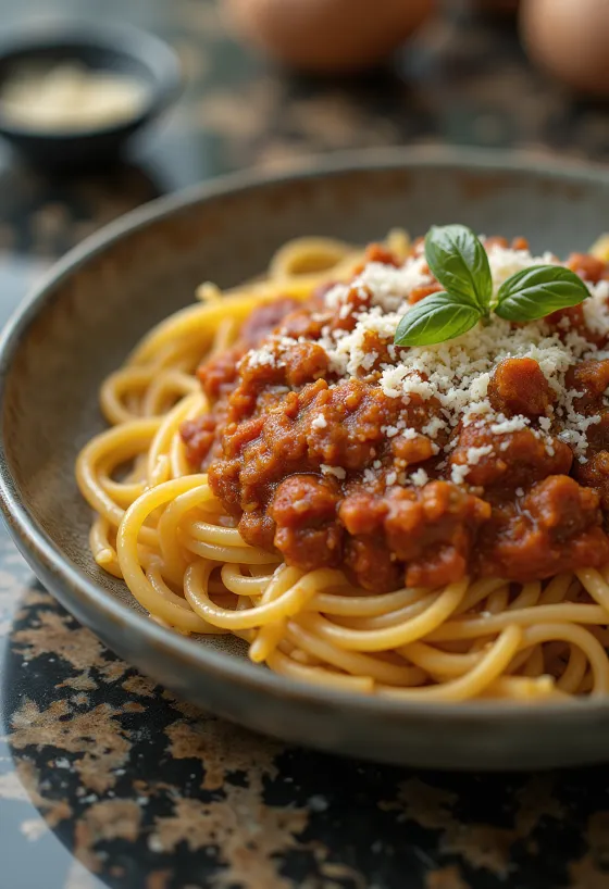 Spaghetti Bolognese, klasická talianska cestovina s paradajkovo-mäsovou omáčkou