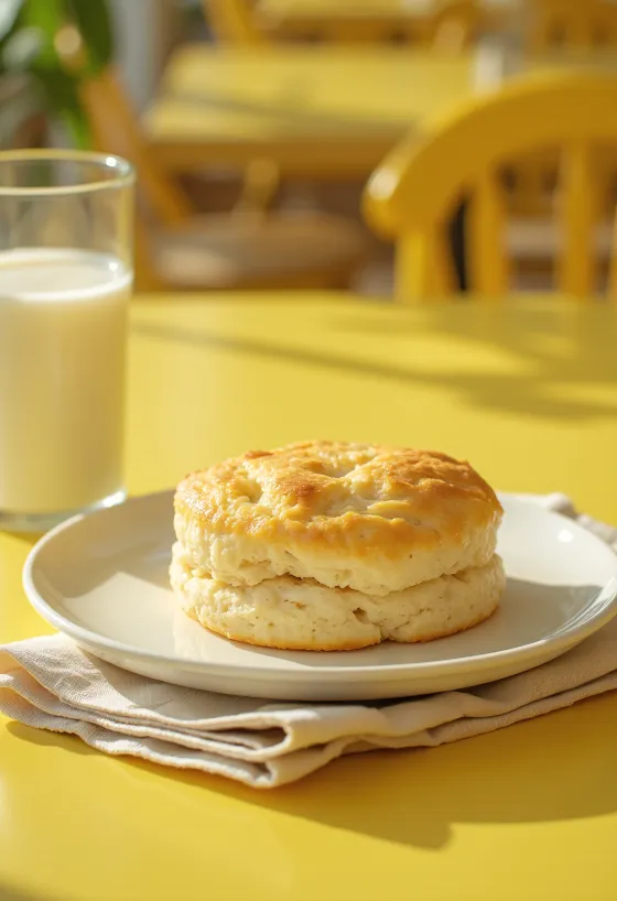 Scones s kokosovým mliekom a vanilkou servírované