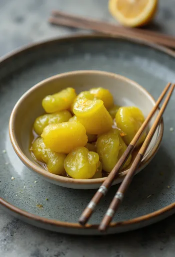 Karashizuke japonská horčicová omáčka s koriandrom