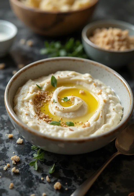 Baklažánová nátierka s tahini dresingom