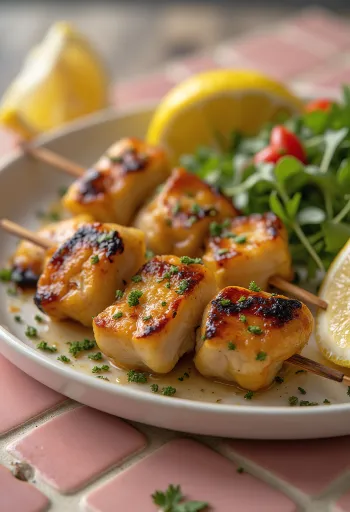 Espetinho v cesnakovej marináde pečené na grile