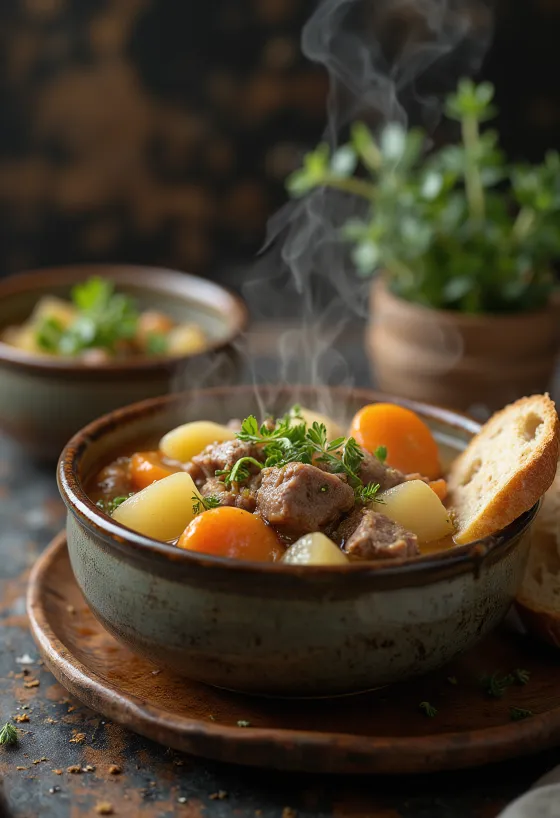 Irish Stew, tradičné írske jahňacie jedlo so zeleninou