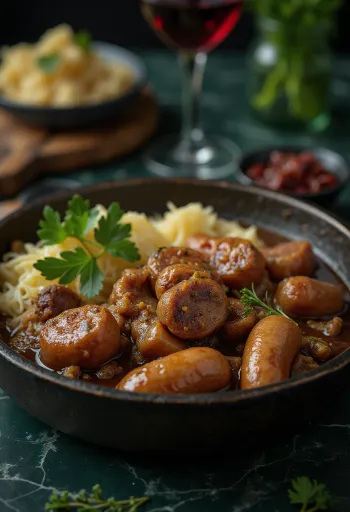 Bigos servírovaný v miske