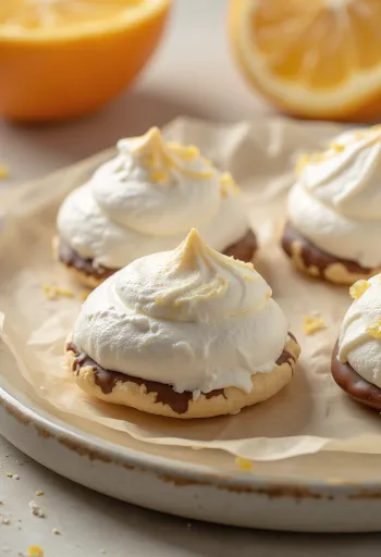 Medovo-pomarančové pusinky namočené v čokoláde