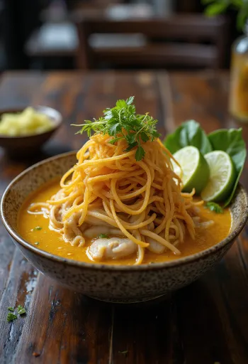 Khao Soi servírované