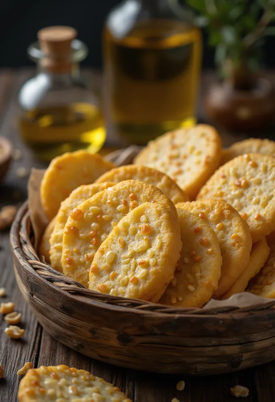 Knäckebröd s olivovým olejom, chrumkavý a lákavý